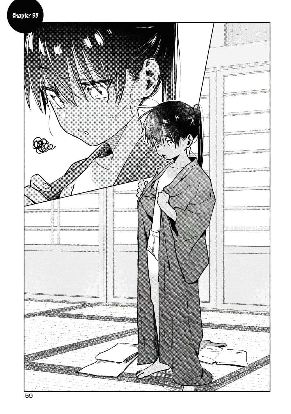 อ่านการ์ตูน Inaka ni Kaeru to Yakeni Natsuita Kasshoku Ponytail Shota ga Iru 35 ภาพที่ 1